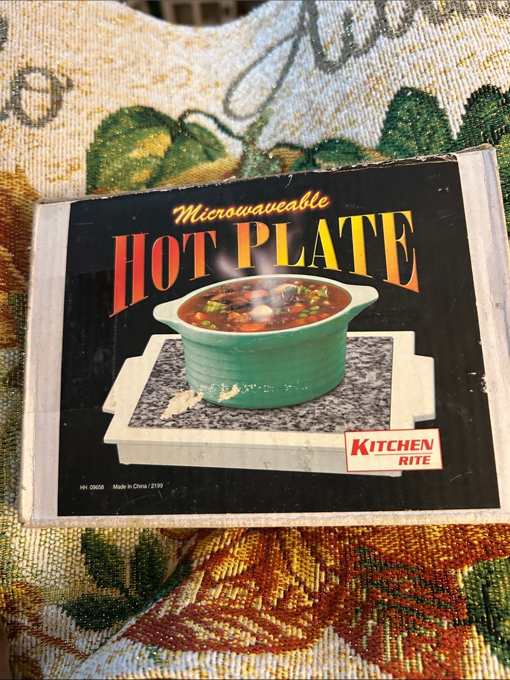 Small. 6 x 4.5 Microwavable Hot Stone Plate